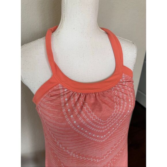Prana Coral Catina White Pattern Athletic Dress Medium - Picture 4 of 8